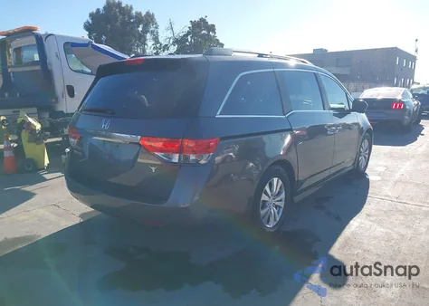 2015 Honda Odyssey Ex-L из США, поврежденный, VIN 5FNRL5H69FB036199